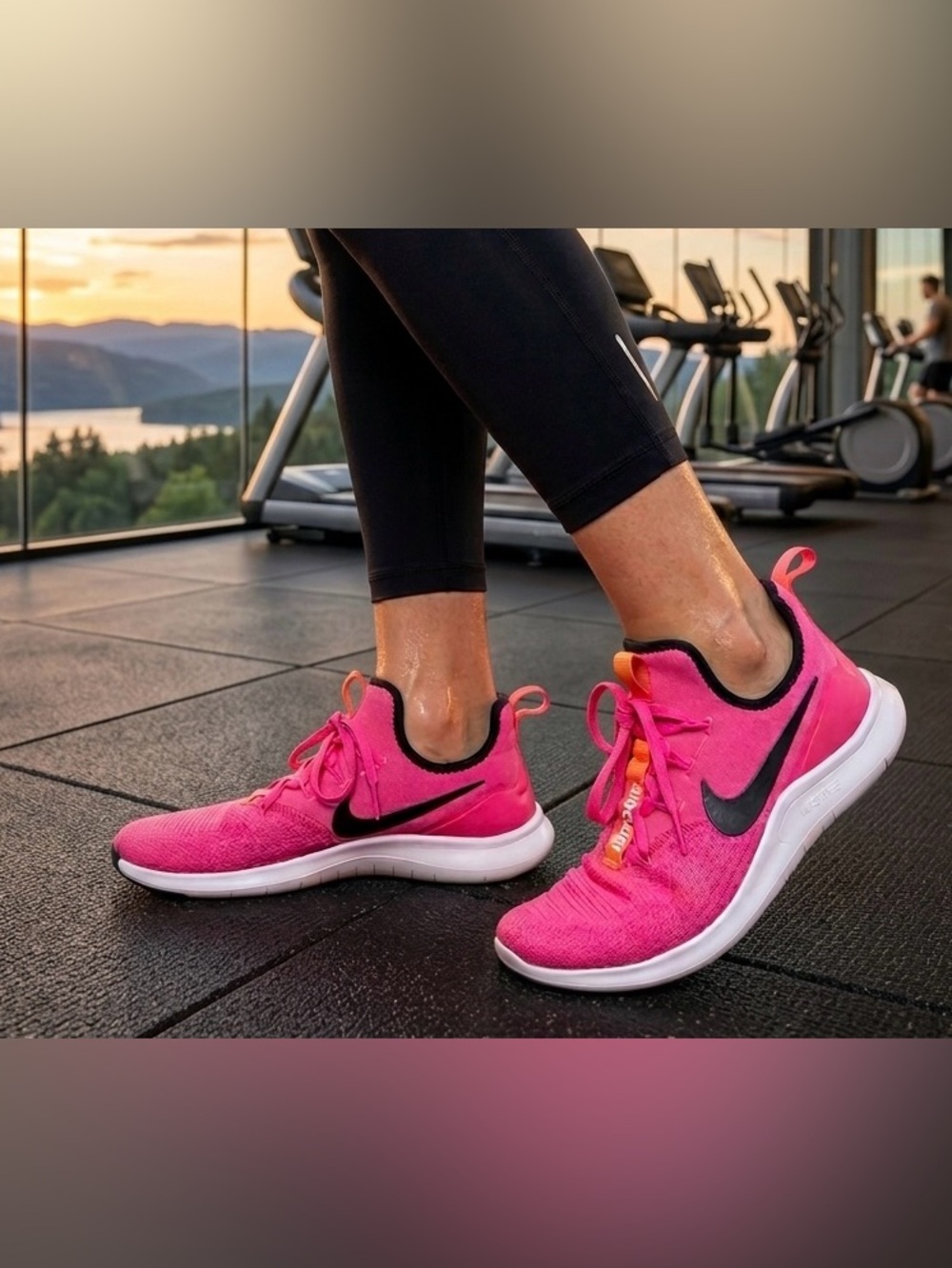 Nike Free TR 8 Pink Training Sneakers Women’s Size 7.5 Athletic Gym Shoes